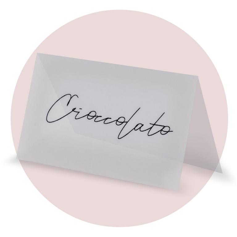 Immagine prodotto: Segnagusti per confetti set ricevimento matrimonio cod. FFP P 0002